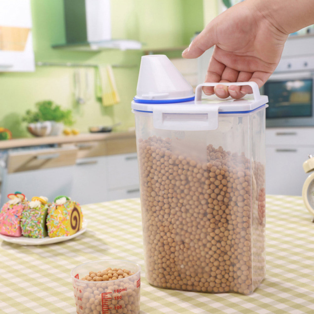 Plastic Cereal Dispenser Storage Box