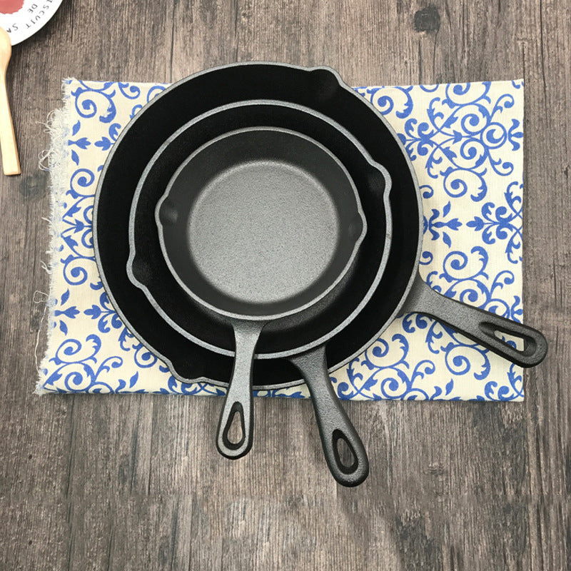 Black Mini Not Sticky Casting Iron Pan