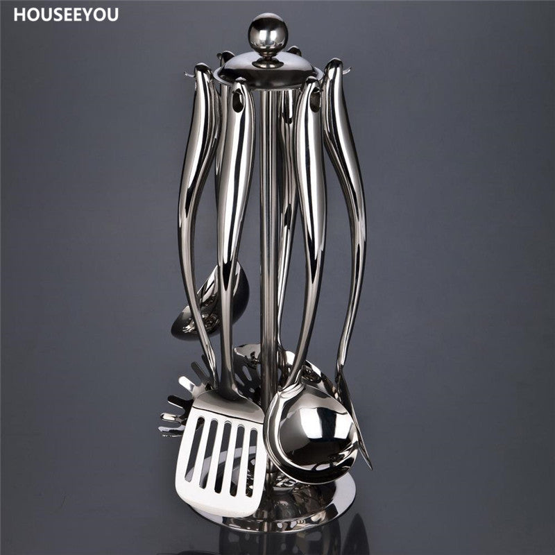 7pcs/set Stainless Steel Kitchen Cook Set