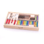 Stainless Steel 24pc Dinnerware Set In Box