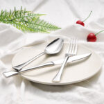 3pcs/set Luxury Western Style Stainless Steel Set