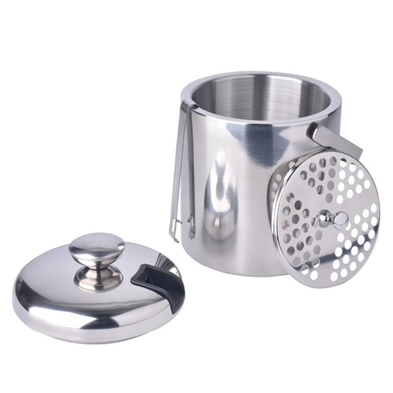 Deluxe Stainless Steel Ice Bucket